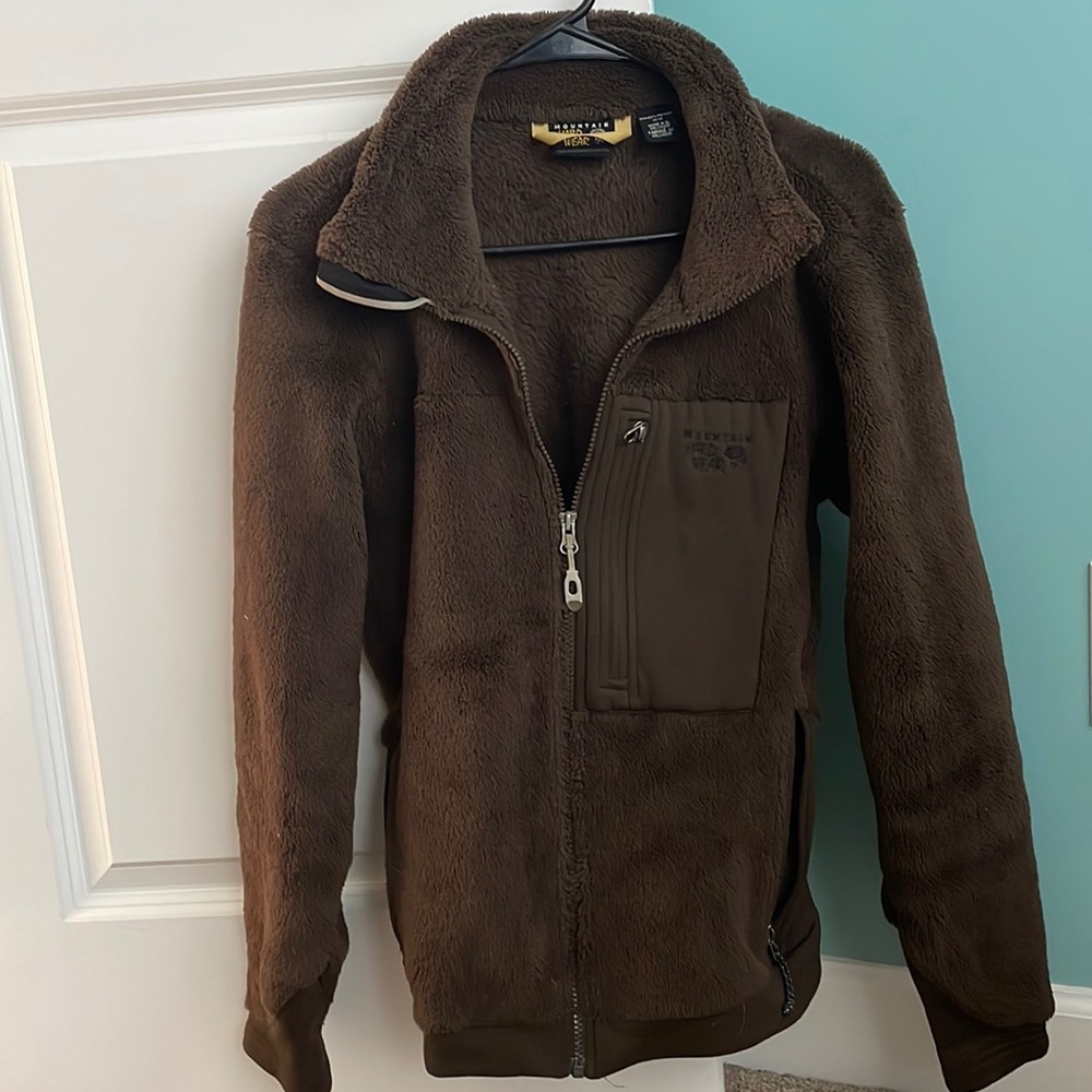 Mountain Hardwear Brown Fuzzy jacket